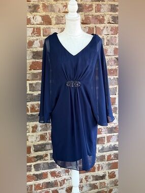 🦋 Connected Apparel Navy BlueDress